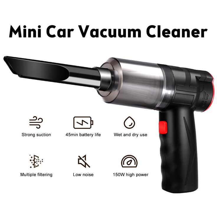 Wireless Car Vacuum Cleaner USB Charging