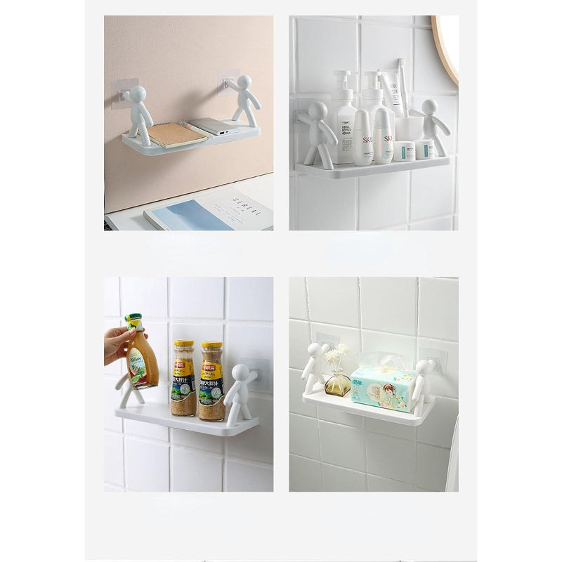 Multi-Purpose Self-Adhesive High-Quality Wall Hanging Storage Shelf