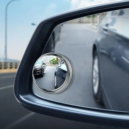 2 pcs Car Round Mirror 360 lens Original Glass Rear view Blind spot Side Mirror Wide angle