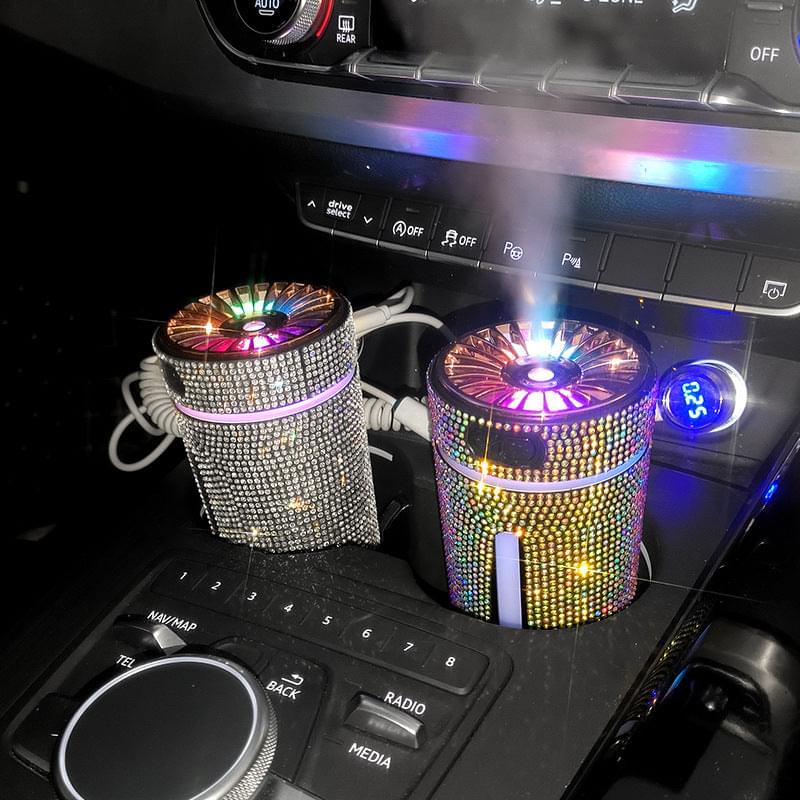 Car Air Humidifier Bling Led Light