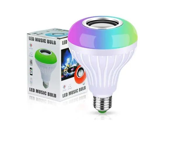 Multifunctional LED music light bulb Bluetooth speaker RGB changing lamp wireless stereo Audio